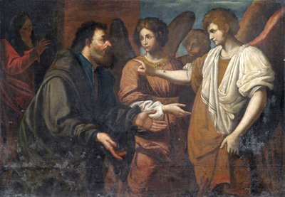 Abraham and the Three Angels by Unbekannt Unbekannt